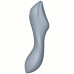 Вакуумный вибростимулятор для клитора и точки G Satisfyer Curvy Trinity 3 серый