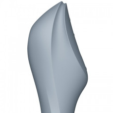 Вакуумный вибростимулятор для клитора и точки G Satisfyer Curvy Trinity 3 серый