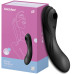 Вакуумный вибростимулятор для клитора и точки G Satisfyer Curvy Trinity 4 черный