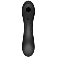 Вакуумный вибростимулятор для клитора и точки G Satisfyer Curvy Trinity 4 черный