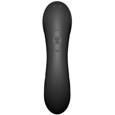 Вакуумный вибростимулятор для клитора и точки G Satisfyer Curvy Trinity 4 черный