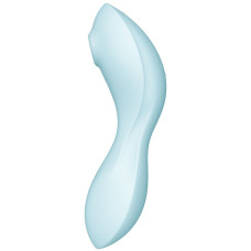 Вакуумный смарт-стимулятор для клитора и точки G Satisfyer Curvy Trinity 5+ голубой