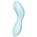 Вакуумный смарт-стимулятор для клитора и точки G Satisfyer Curvy Trinity 5+ голубой