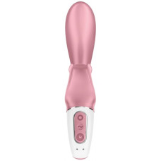 Смарт-вибратор кролик с гибким клиторальным отростком Satisfyer Hug Me Pink