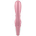 Смарт-вибратор кролик с гибким клиторальным отростком Satisfyer Hug Me Pink