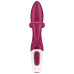 Вибратор для точки G с загнутым клиторальным стимулятором Satisfyer Embrace Me малиновый