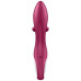 Вибратор для точки G с загнутым клиторальным стимулятором Satisfyer Embrace Me малиновый