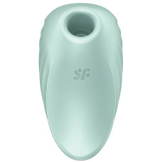 Вакуумно-волновой стимулятор с вибрацией Satisfyer Pearl Diver зеленый