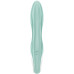 Расширяющийся смарт-вибратор с клиторальным стимулятором Satisfyer Air Pump Bunny 5+ зеленый