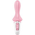 Расширяющийся анальный смарт-вибратор Satisfyer Air Pump Booty 5+ розовый