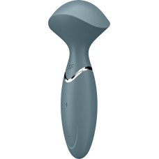 Перезаряжаемый мини-массажер с вибрацией Satisfyer Mini Wand-er серый
