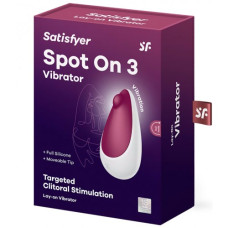 Клиторальный вибростимулятор Satisfyer Spot On 3 красный