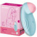 Перезаряжаемый смарт-стимулятор с вибрацией Satisfyer Tropical Tip Blue
