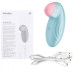 Перезаряжаемый смарт-стимулятор с вибрацией Satisfyer Tropical Tip Blue