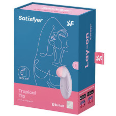 Перезаряжаемый смарт-стимулятор с вибрацией Satisfyer Tropical Tip