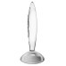 Прозрачный фаллос из стекла Satisfyer Sparkling Crystal 19 см