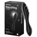 Двусторонний фаллос из стекла Satisfyer Dazzling Crystal 1 черный 18 см