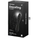 Двусторонний фаллос из стекла Satisfyer Dazzling Crystal 1 черный 18 см