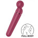 Перезаряжаемый вибромассажер с плавающей головкой Satisfyer Planet Wand-er Rose