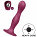 Фаллос Satisfyer Double Ball-R со смещенным центром тяжести красный 18 см