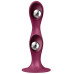 Фаллос Satisfyer Double Ball-R со смещенным центром тяжести красный 18 см