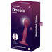Фаллос Satisfyer Double Ball-R со смещенным центром тяжести красный 18 см