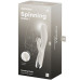 Вибратор для точки G с клиторальным стимулятором и ротацией Satisfyer Spinning Rabbit 1 Beige