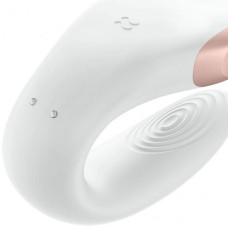 Смарт-стимулятор для пар Satisfyer Double Love белый