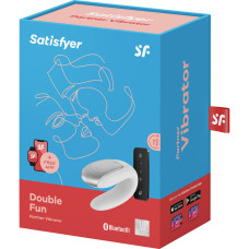 Смарт-стимулятор для пар Satisfyer Double Fun белый