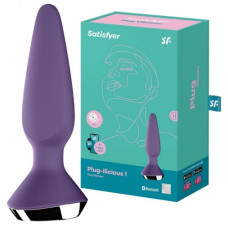 Анальная вибропробка Satisfyer Plug-ilicious 1 фиолетовый
