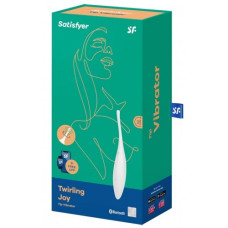 Перезаряжаемый точечный вибромассажер Satisfyer Twirling Joy белый