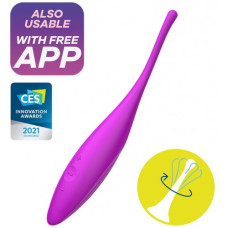 Перезаряжаемый точечный вибромассажер Satisfyer Twirling Joy фиолетовый