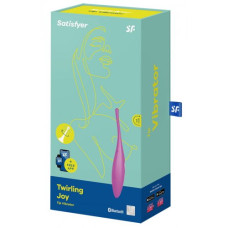Перезаряжаемый точечный вибромассажер Satisfyer Twirling Joy фиолетовый