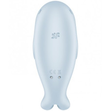 Вакуумно-волновой стимулятор клитора с вибрацией Satisfyer Seal You Soon голубой