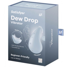 Клиторальный вибростимулятор Satisfyer Dew Drop голубой