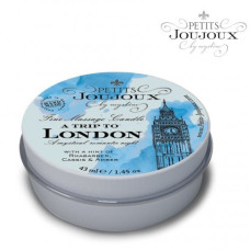 Массажная свеча Petits Joujoux London с ароматом ревеня, амбры и чёрной смородины 33 гр