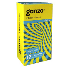 Презервативы Ganzo Ribs №12 ребристые