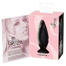 Анальная втулка Smile Pointer черная S