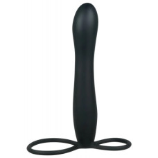 Насадка для двойного проникновения Anal Special Silicone Black