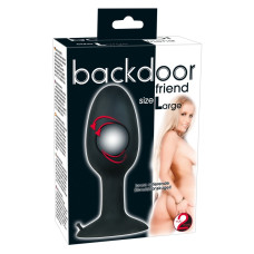 Втулка анальная со смещенным центром тяжести большая Backdoor Friend L