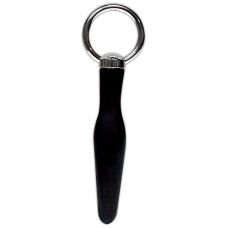 Черная анальная втулка Key to Your Butt