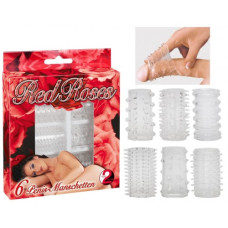 Набор рельефных насадок Red Roses 6 шт