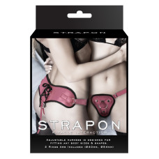 Ремень для страпона розовый Strap-on Miracle Interaction