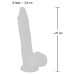 Фаллоимитатор реалистик Medical Silicone Dildo 21 см