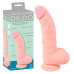 Фаллоимитатор реалистик с загнутой головкой Medical Silicone Dildo 20 см