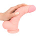 Фаллоимитатор реалистик с загнутой головкой Medical Silicone Dildo 20 см