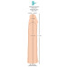 Удлиняющая насадка на пенис Silicone Extension + 2,5 см