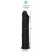 Удлиняющая черная насадка на пенис Silicone Extension + 4 см