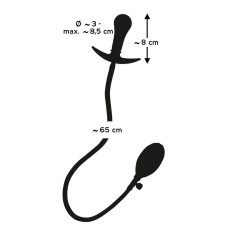 Расширяющаяся анальная пробка со смещенным центром тяжести Inflatable Plug