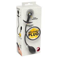 Расширяющаяся анальная пробка со смещенным центром тяжести Inflatable Plug